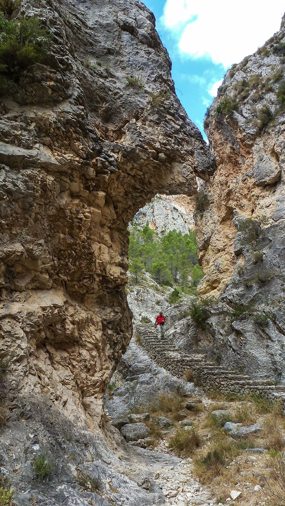 hiking, alicante, mountains of alicante, people, friendship, HD wallpaper