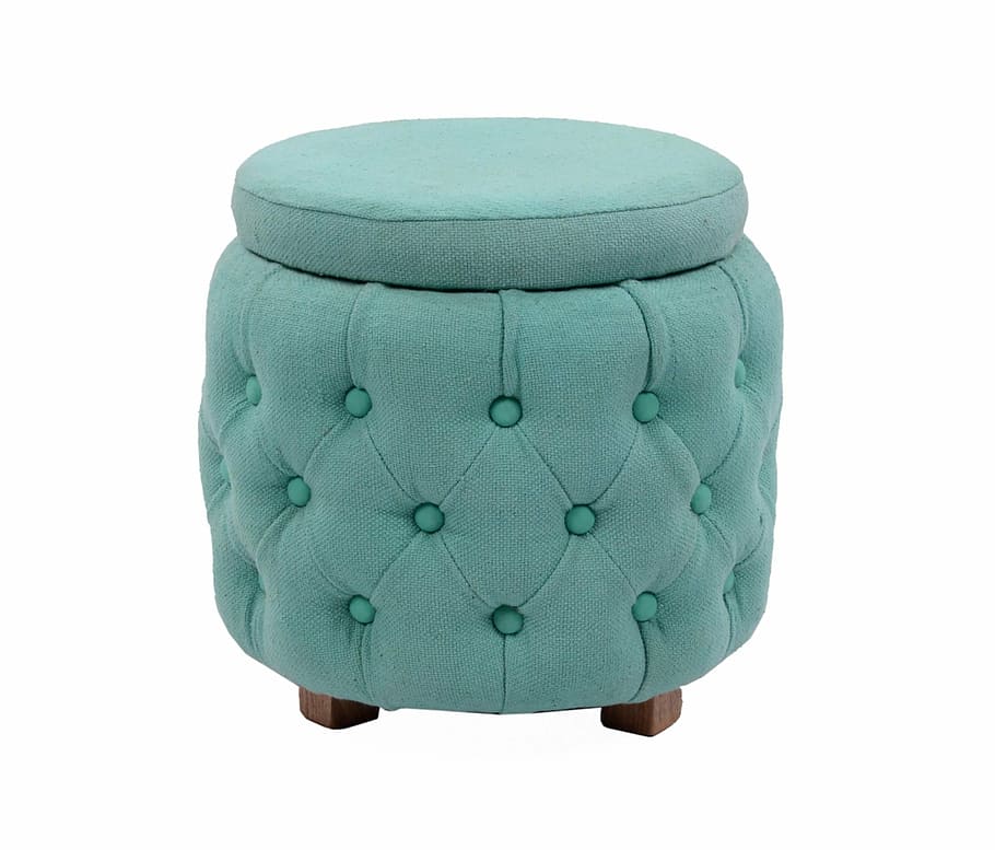 storage box, tufted storage box, isolated, single Object, studio shot HD wallpaper