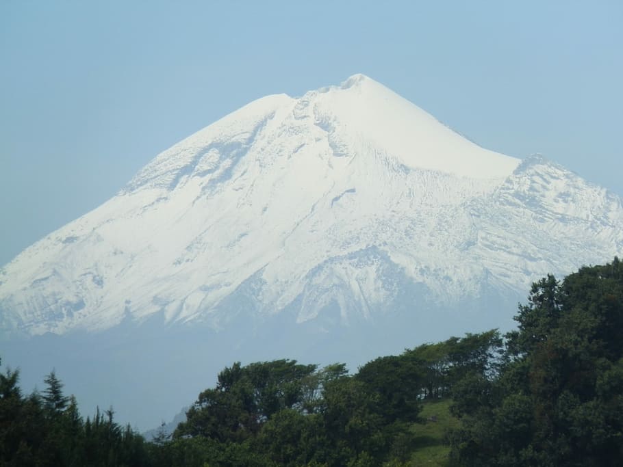 Mountain, Snow, Pico De Orizaba, Mexico, volcano, nevado, mountaineering, HD wallpaper