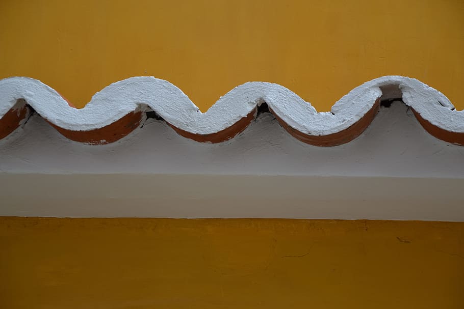 Pattern, Wave, Roof, Edge, Border, line, edge border, frame HD wallpaper