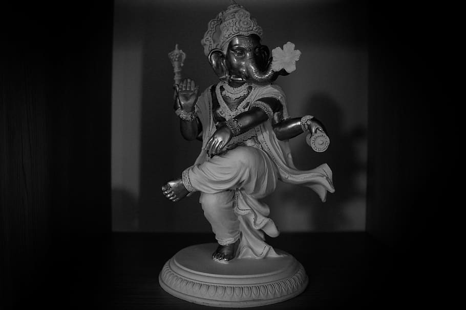 Ganesha figurine, indian, hinduism, lord, asia, religion, god