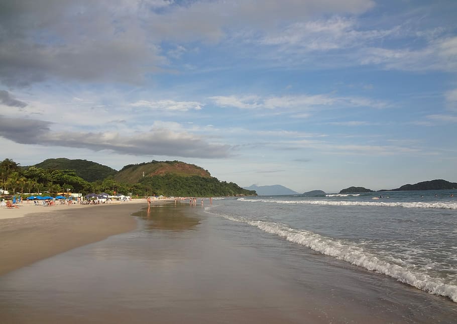 Beach, Holidays, Beira Mar, summer, sea, nature, water, sky HD wallpaper