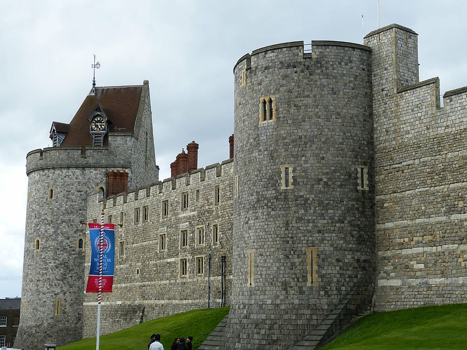 england, united kingdom, london, architecture, windsor, castle, HD wallpaper