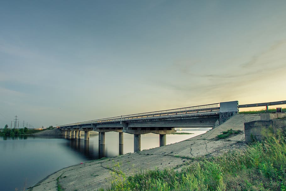 bridge, high water, soapy, built structure, architecture, bridge - man made structure HD wallpaper