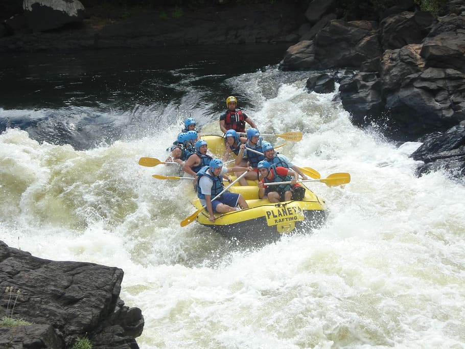 Rafting, Whitewater, Challenge, Action, team, teamwork, extreme HD wallpaper