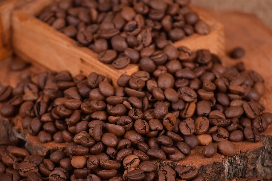 Public Domain. coffee, caffeine, seed, bean, drink, espresso, dark, mocha. 