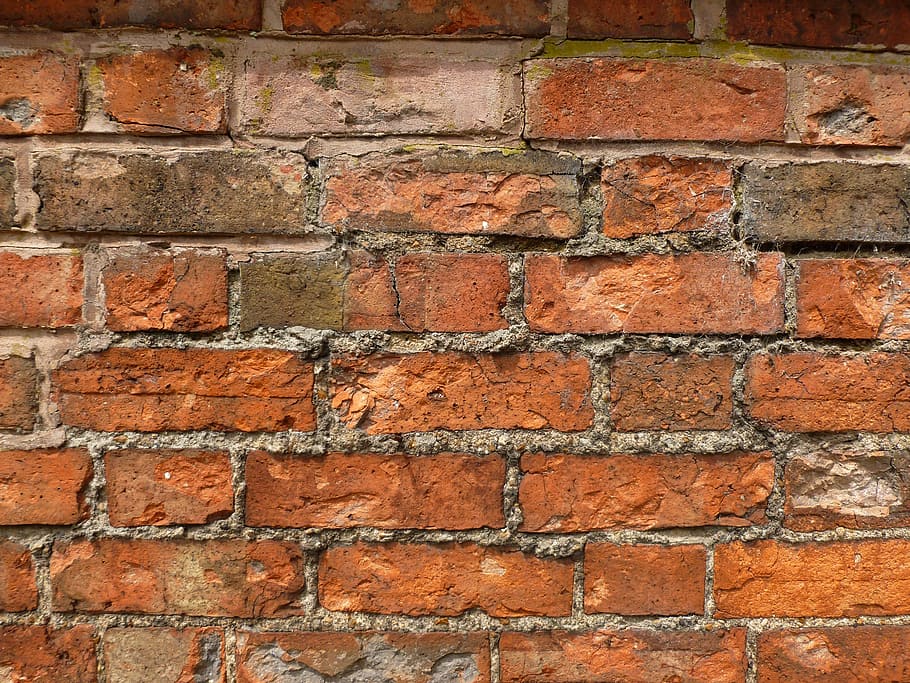 brick wall, building, mortar, pattern, texture, blocks, brick texture HD wallpaper