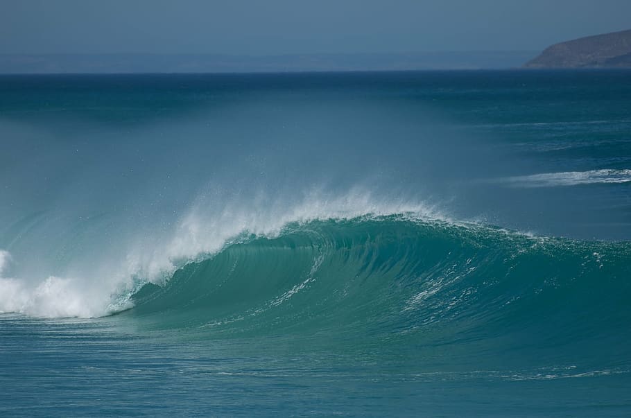 sea waves during daytime, surf, blue, ocean, water, surfing HD wallpaper
