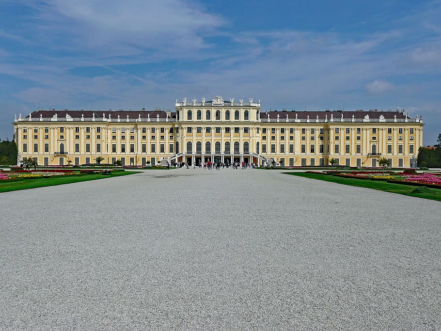 schönbrunn palace, vienna, austria, places of interest, building, HD wallpaper