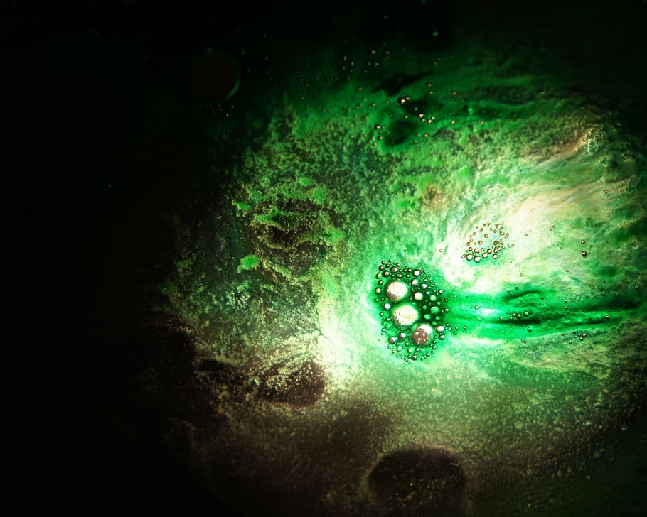 green, dark, light, background, abstract, art, artistic, design HD wallpaper