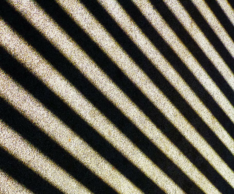 black and white, pattern, stripes, patterned, lines, sunlight HD wallpaper