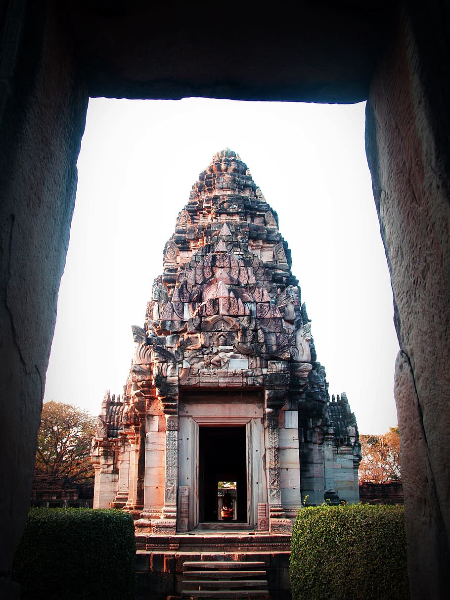 Reap, Siem, Cambodia, Angkor, Bayon, Wat, asia, tree, wisdom, HD wallpaper