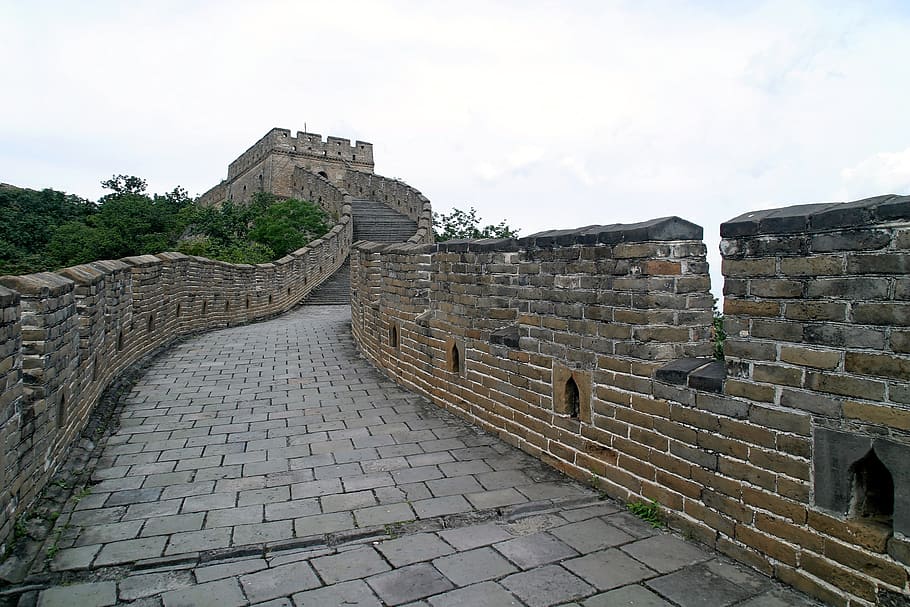 photography of Great Wall of China, chinese, large, places of interest, HD wallpaper