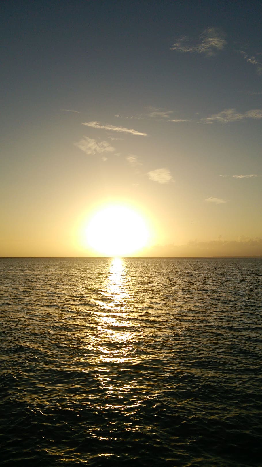 sunset, ishigaki island, twilight, sky, water, sea, horizon over water