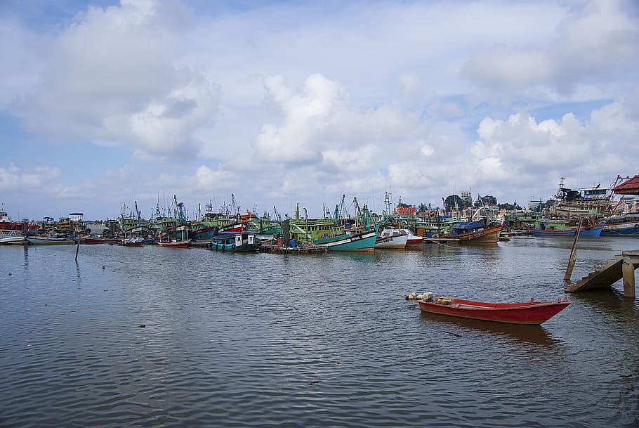 Kuala Terengganu, Pulau Duyong, Malaysia, fishing boat, travel, HD wallpaper