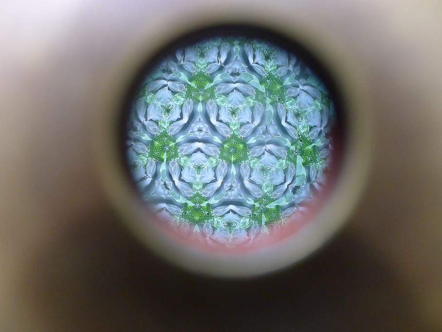 kaleidoscope, light, green, spring, healthcare and medicine HD wallpaper