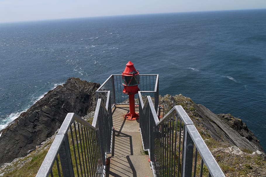 mizen, head, ireland, atlantic, cliff, lighthouse, ocean, landscape HD wallpaper