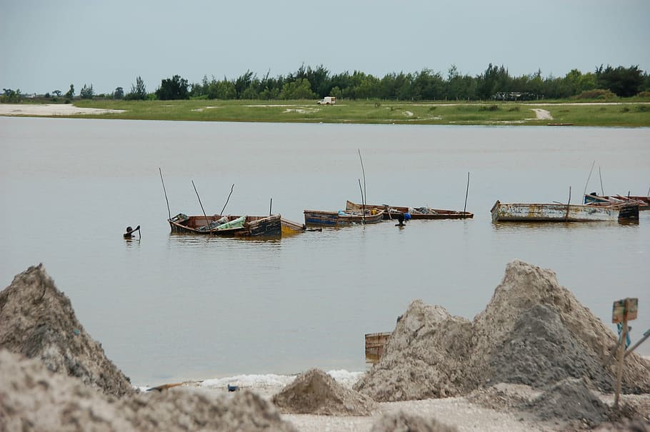 senegal, salt, poverty, water, nautical vessel, transportation HD wallpaper