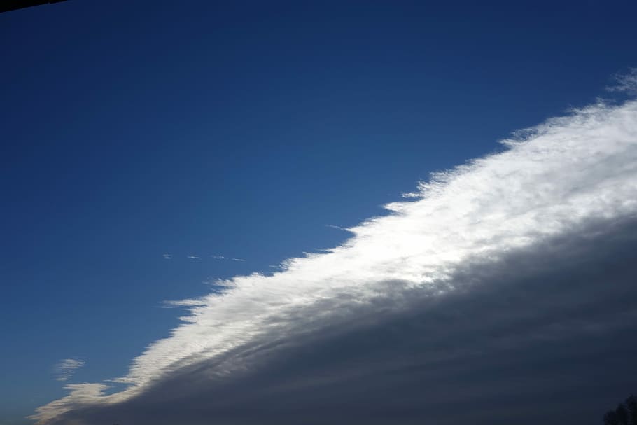 Sky, Clouds, blue, low angle view, white color, cloud - sky HD wallpaper