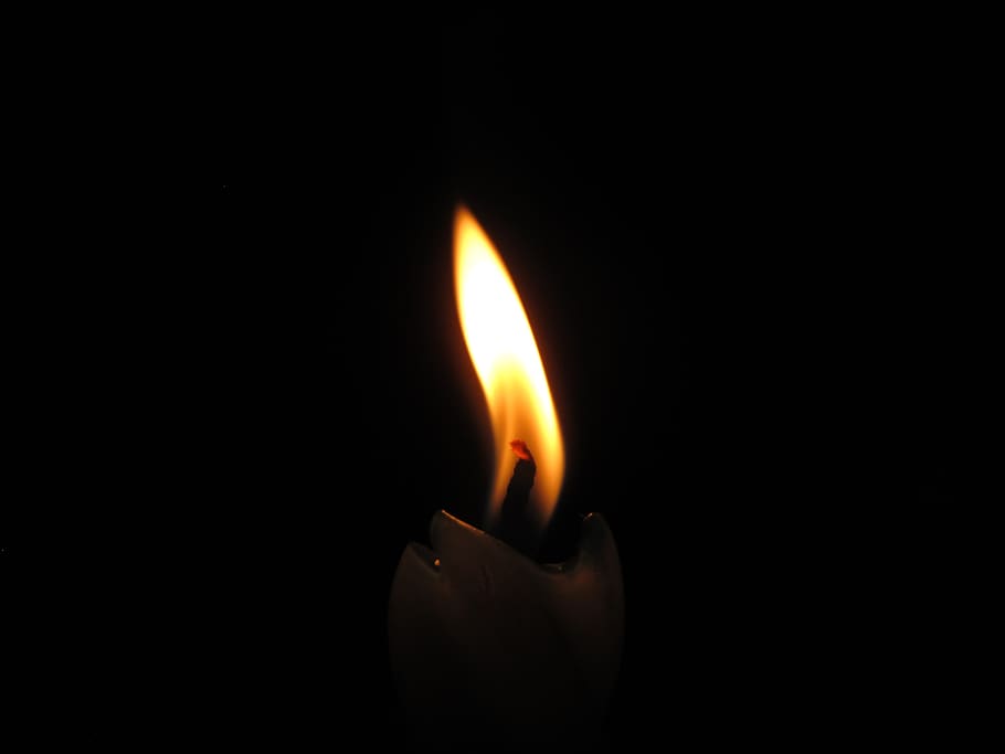 candle, light, background, candlelight, the flame, fire, burning HD wallpaper