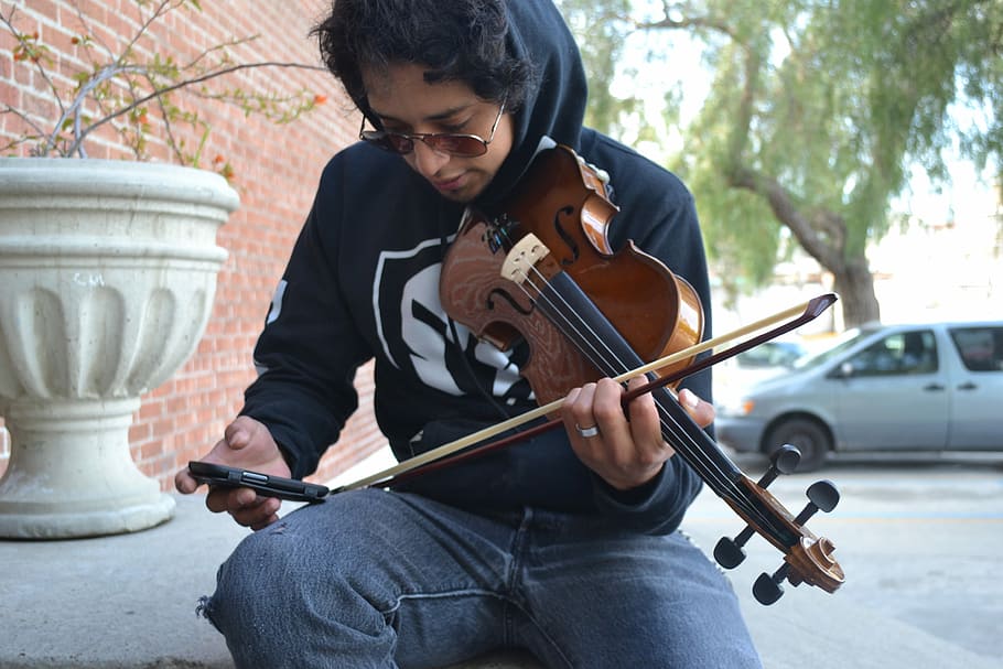 Music, Violin, Skill, musical instrument, musician, playing HD wallpaper