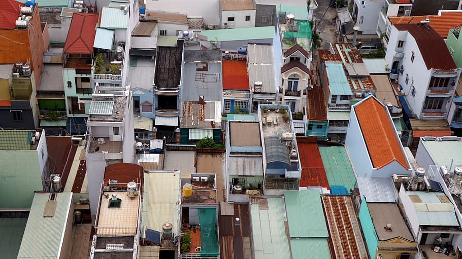 the city, saigon, high angle, architecture, building exterior HD wallpaper