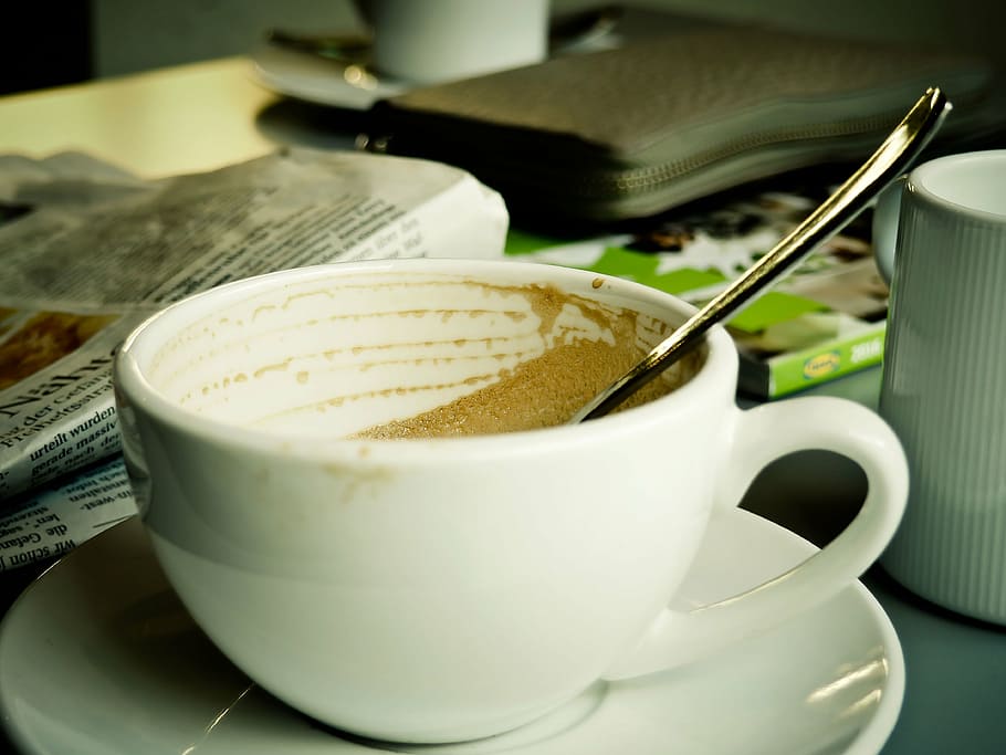 coffee, coffee cup, cafe, spoon, break, coffee break, drink HD wallpaper