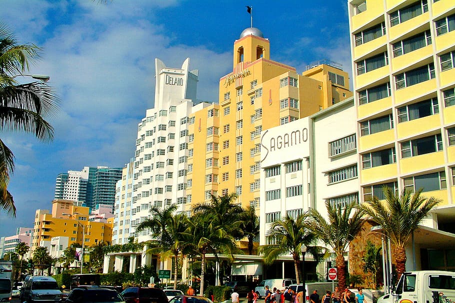 florida, miami, building, city, architecture, building exterior HD wallpaper