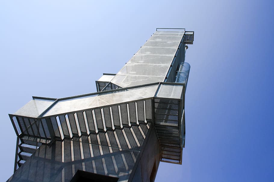 tower, devil's tower, building, fire department, trap, architecture HD wallpaper