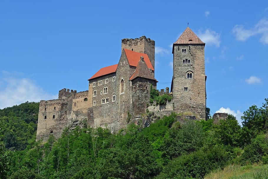 Castle, Hardegg, Waldviertel, thayatal, austria, fortress, history HD wallpaper