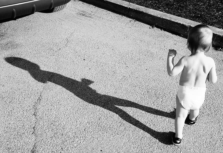 Baby, Boy, Shadow, kid, one person, one man only, full length HD wallpaper