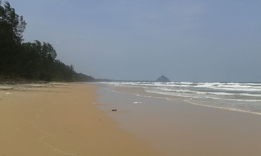 Beach, Empty, Natural, Sunny, Thailand, sea, paradise, alone HD wallpaper