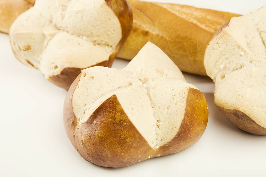 bread, roll, food, crispy, bake, delicious, baked goods, homemade HD wallpaper