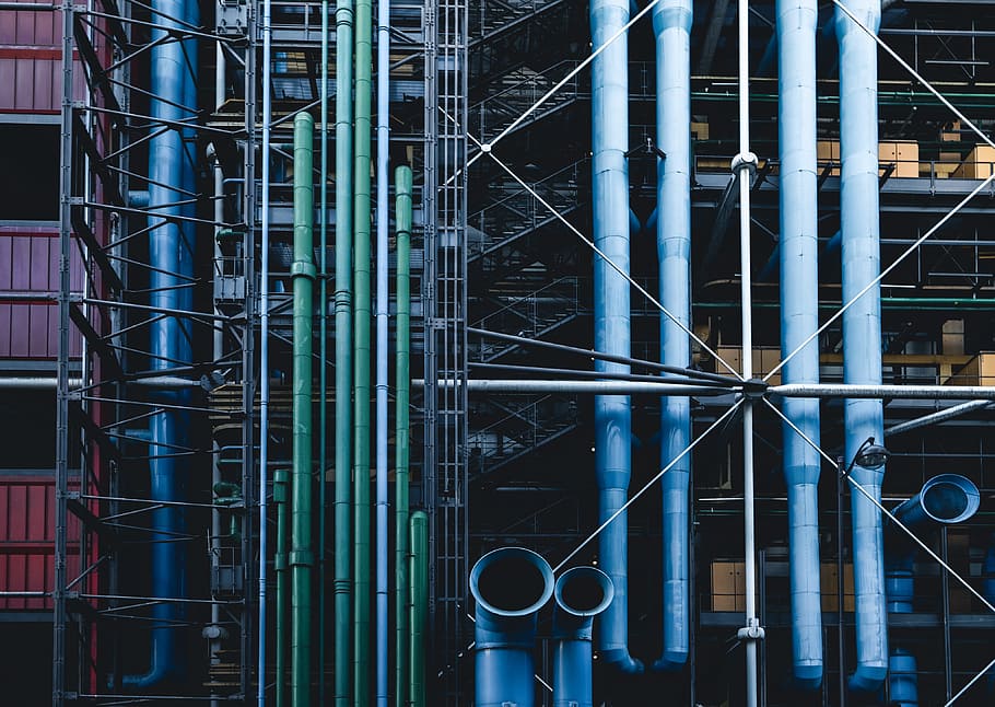 architecture, building, business, connection, construction, equipments HD wallpaper