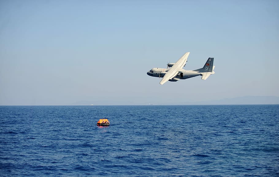 aircraft, flight, aviation, sky, military, people, trip, coast guard HD wallpaper