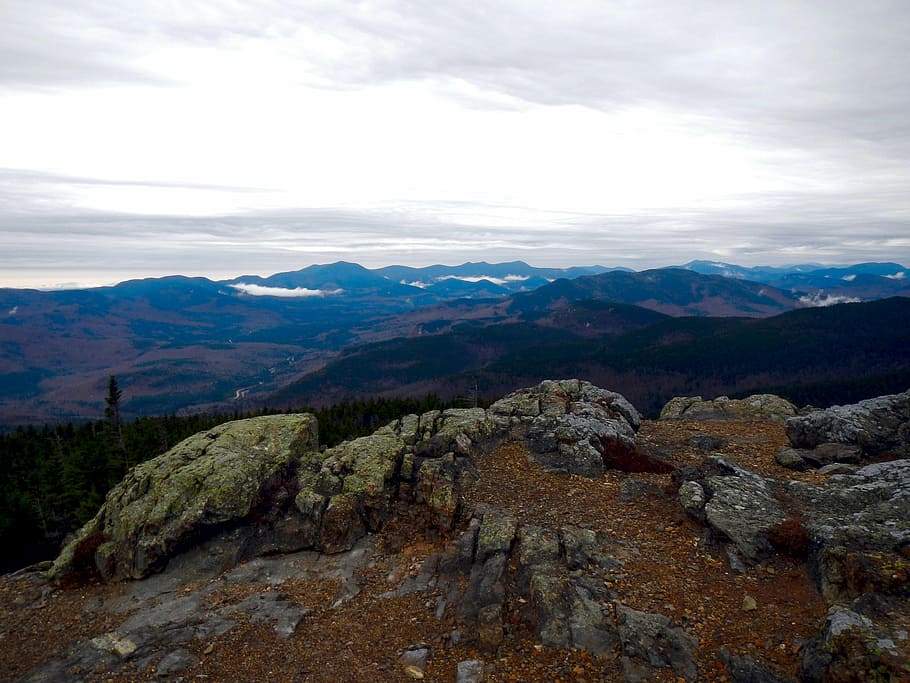 landscape, summit, nature, sky, mountain, view, peak, outdoor HD wallpaper