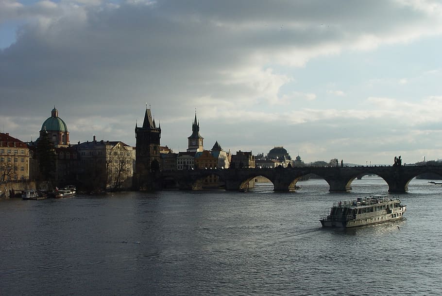 Bridge, Architecture, Water, River, prague, bridge - man made structure HD wallpaper