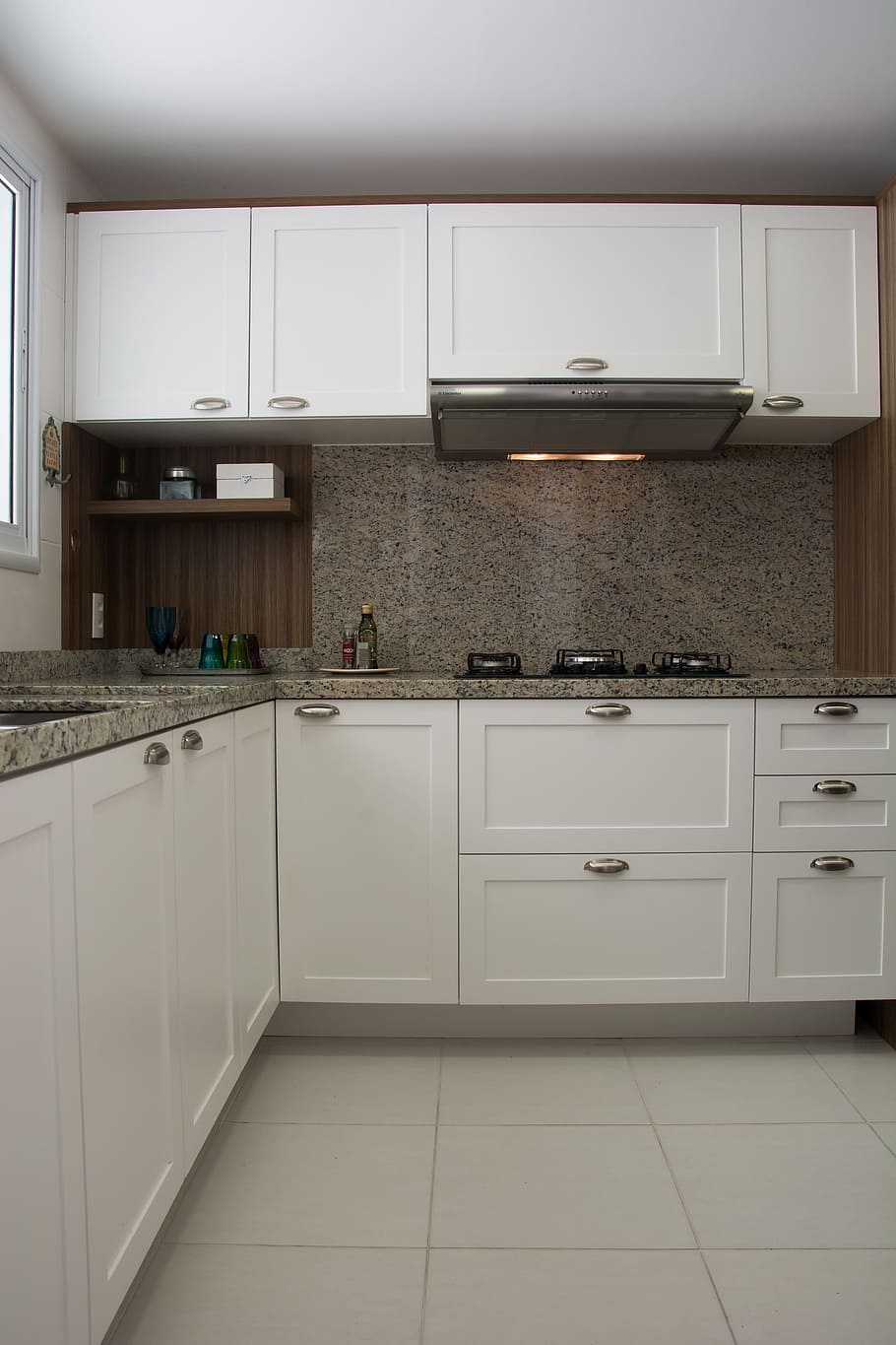 Kitchen, Cabinets, Refrigerator, domestic kitchen, domestic room HD wallpaper