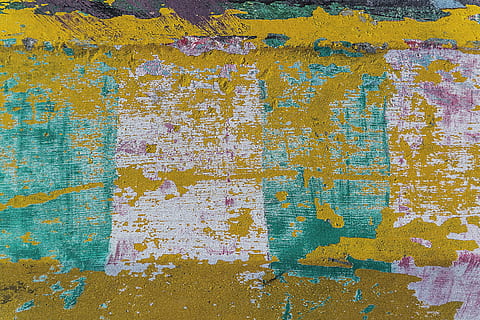 yellow, white, and pink abstract painting, background, texture HD wallpaper
