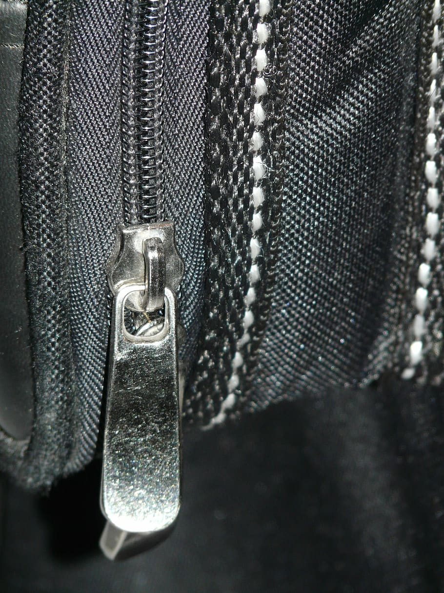 zip, close, closure, bag, make to, open, metal, zippverschluss HD wallpaper