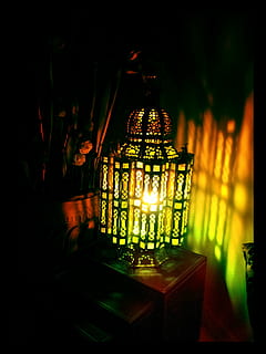 lamp, crafts, morocco, light, darkness, illuminated, lighting equipment HD wallpaper
