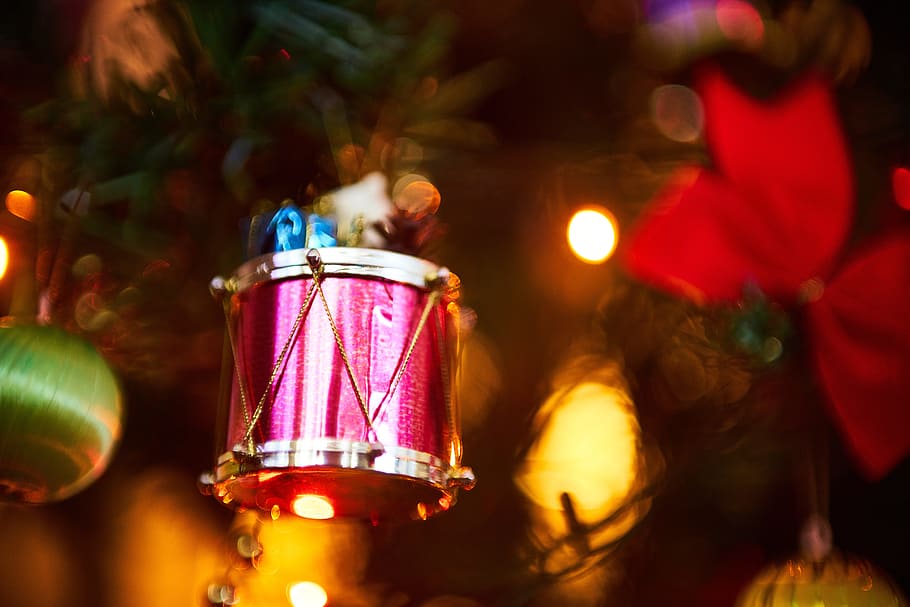 ornament, light, celebration, gift, new year, home, abstract HD wallpaper