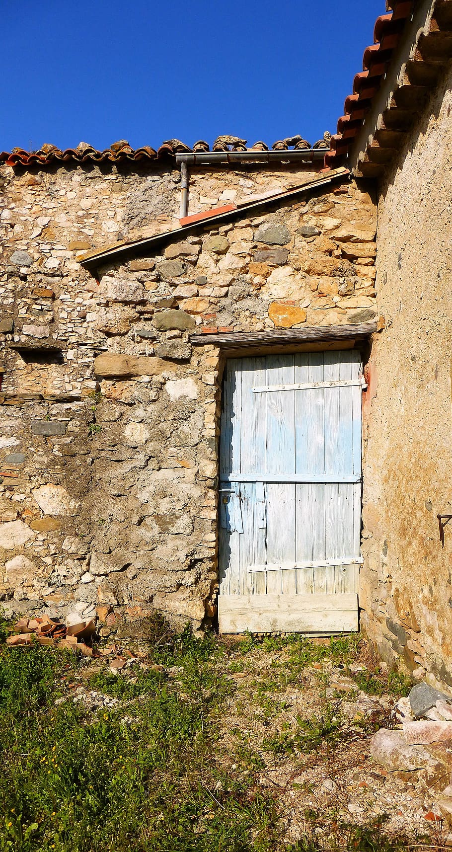 building, old, house, wall, window, facade, former, village HD wallpaper