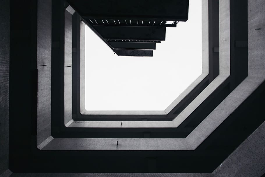 Building, Geometry, Travel, architecture, built structure, staircase HD wallpaper