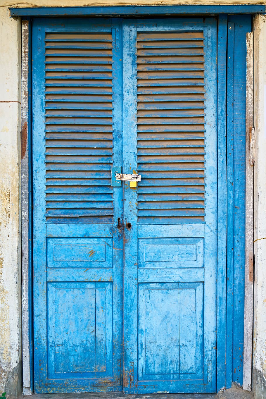 blue wooden door, Blue, Door, Daniel, Wood, Home, Building, structure