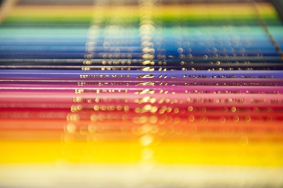 color, pens, colored pencils, draw, stationery, wooden pegs, HD wallpaper