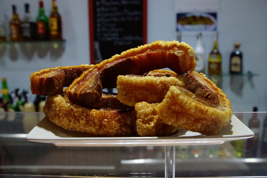 dish, pork, bar, food and drink, freshness, ready-to-eat, fried HD wallpaper