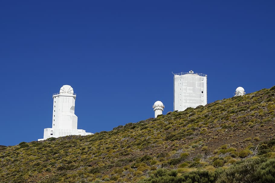 the observatory on teide, izana, izaña, tenerife, canary islands HD wallpaper
