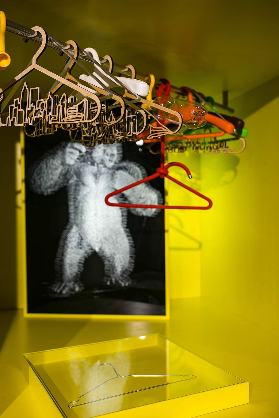 Various art installations at an exposition, design, gallery, no People HD wallpaper
