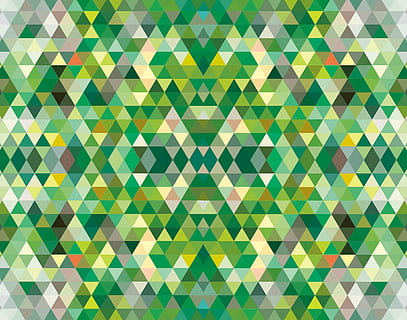green, white, and black optical illusion wallpaper, forest HD wallpaper